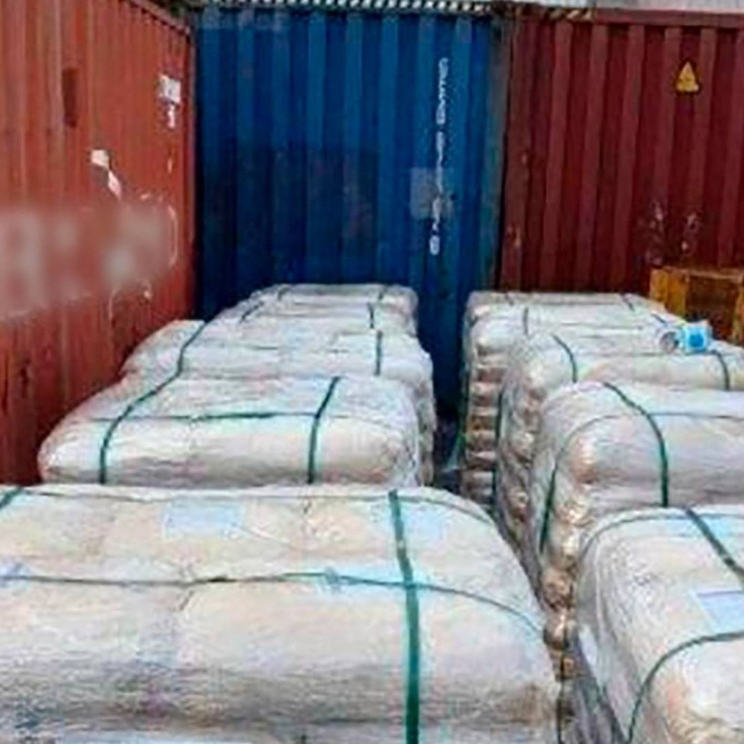 Marina y ANAM identifican e inmovilizan más de 54 mil kilos de dextrosa anhidra en la Aduana de Manzanillo